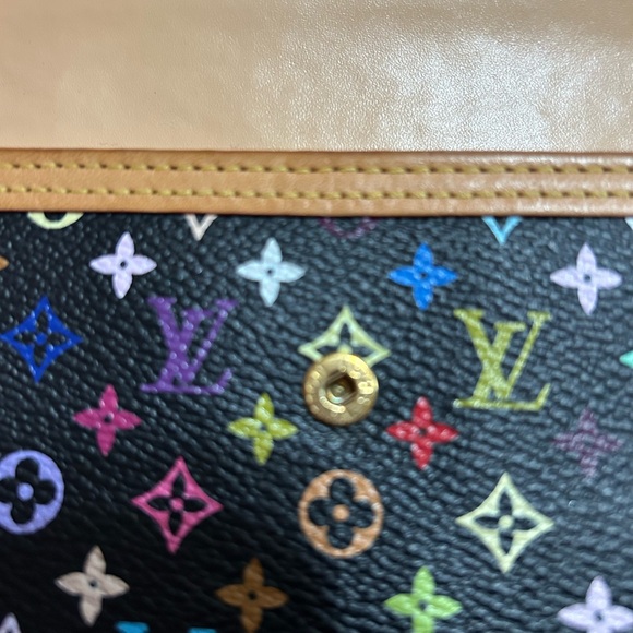 Louis Vuitton Black Murakami Wallet - Picture 6 of 10